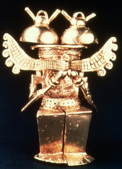 Darien Pektorale (gegossenes Gold) von Pre Columbian